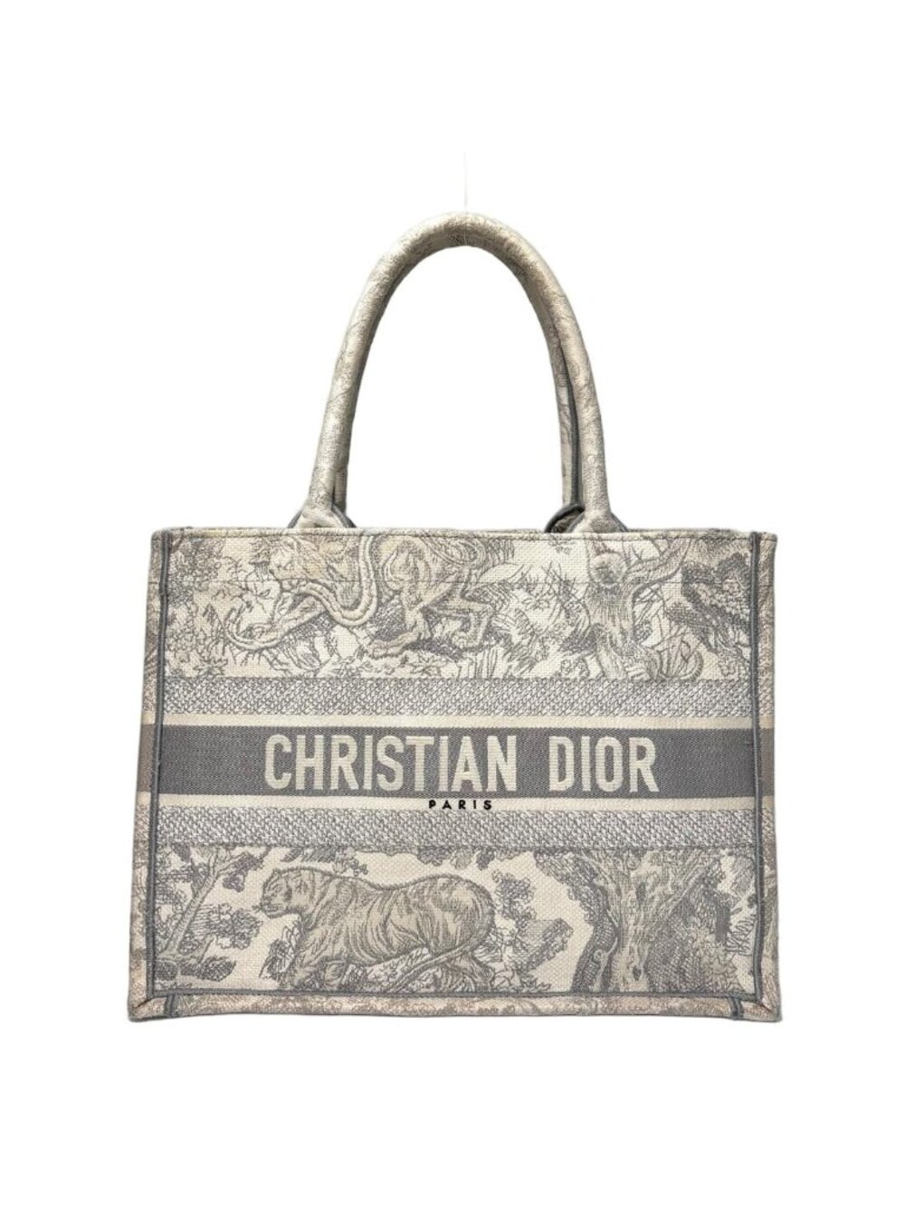 Dior Super Book Tote Bag Medium Toile de Jouy